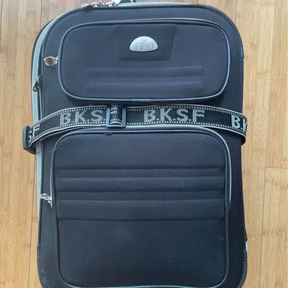 B.K.S.F carryon luggage suitcase black